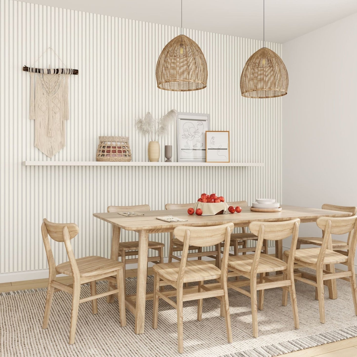 Acoustic Wall Panels in Off White with White Backing-4