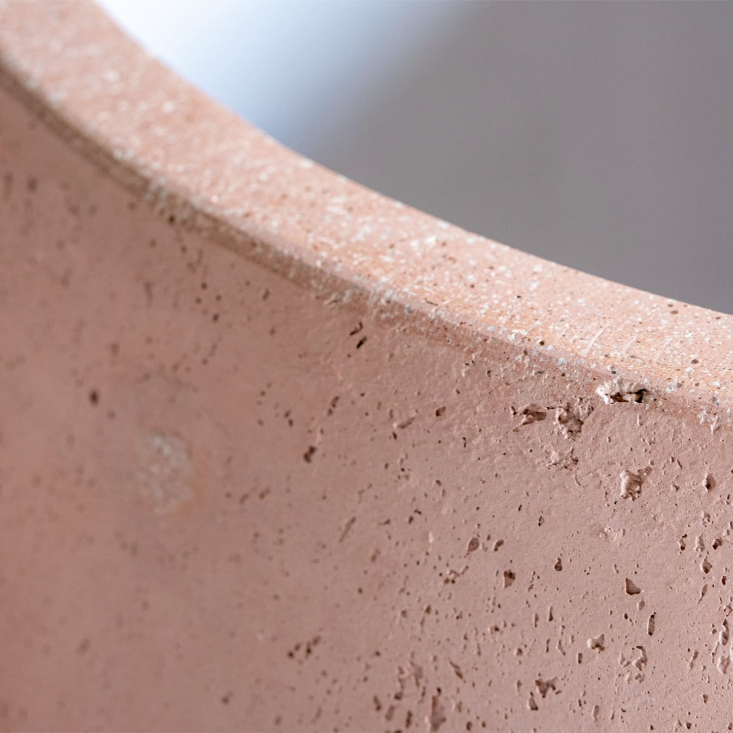 Blushstone XXL Concrete Sphere Planter