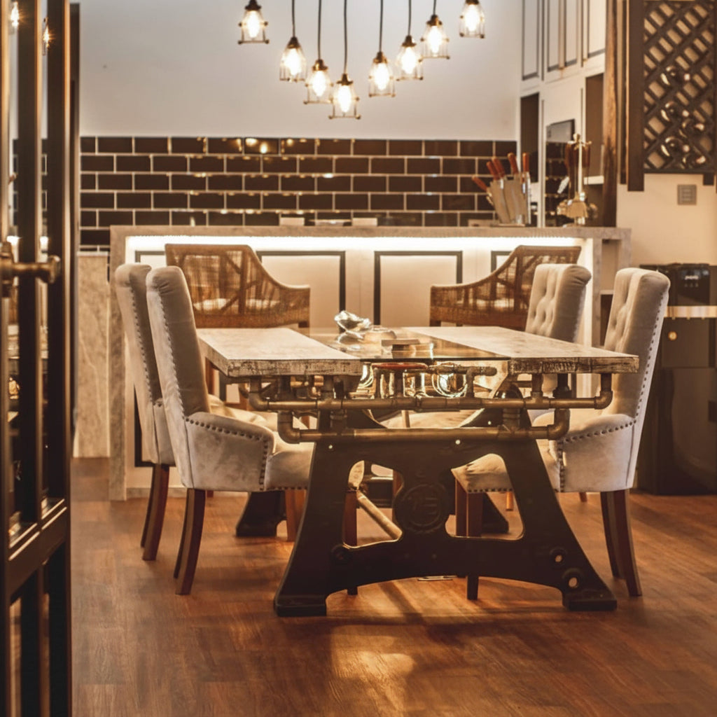 Unique Handmade Steam Punk Dining Table