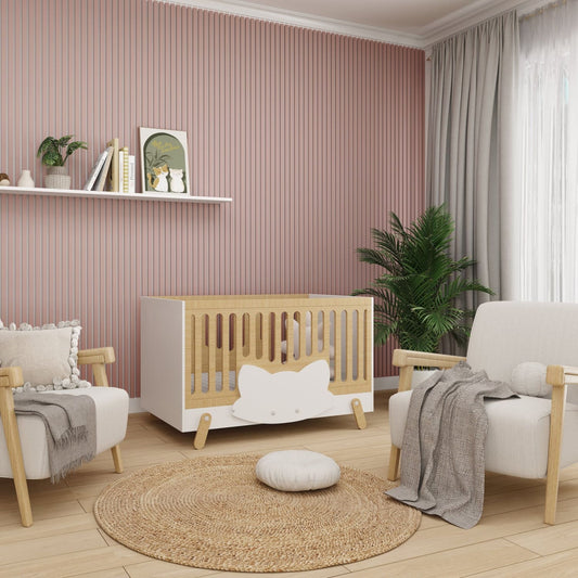 Acoustic Wall Panels in Dusky Pink with White Backing-1