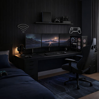 Black Oak Acoustic Wall Panels-2