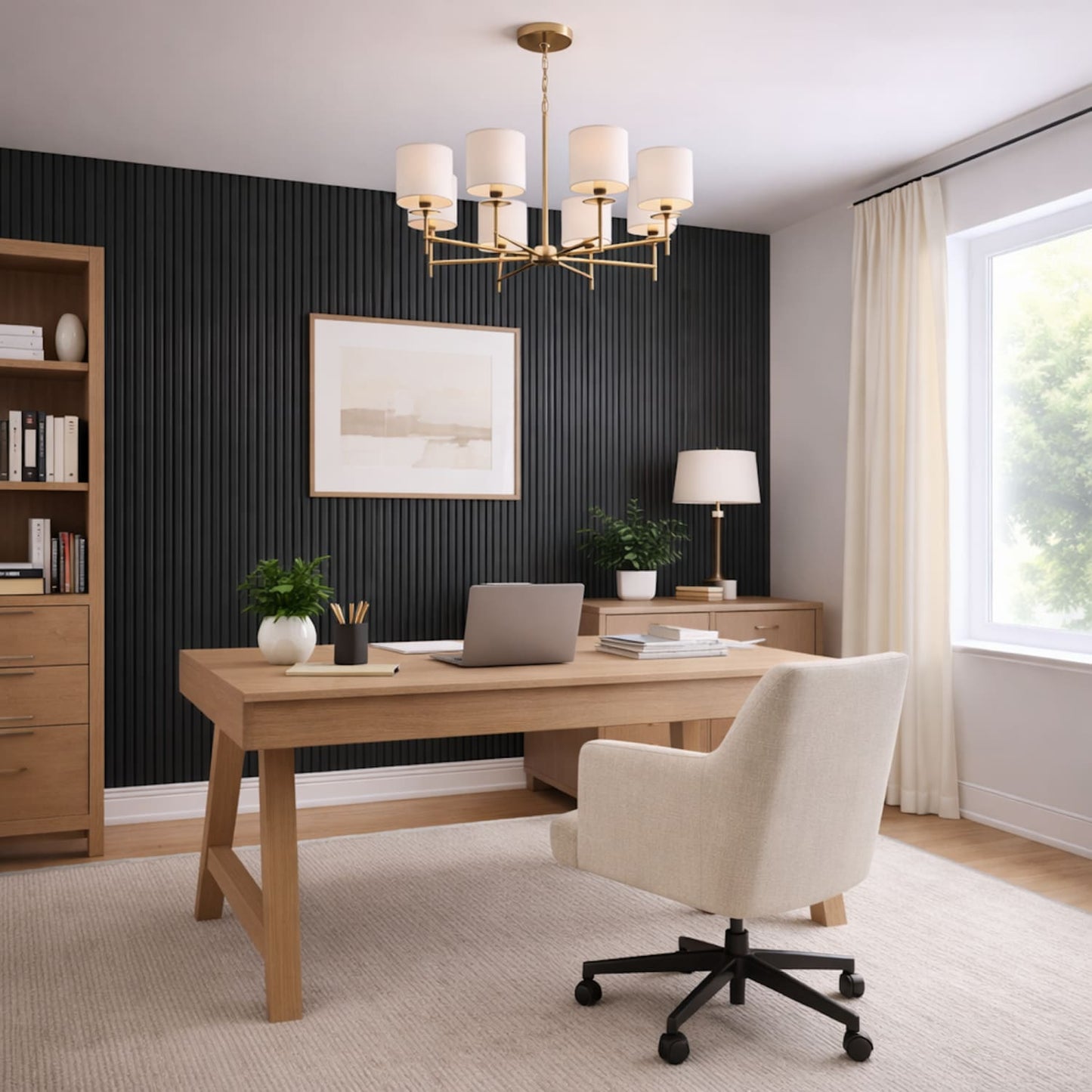 Black Oak Acoustic Wall Panels-1