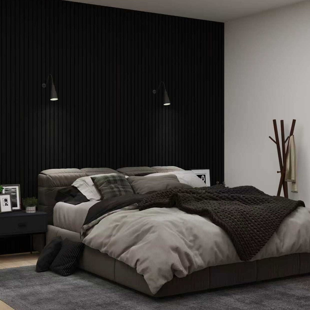 Black Oak Acoustic Wall Panels-3