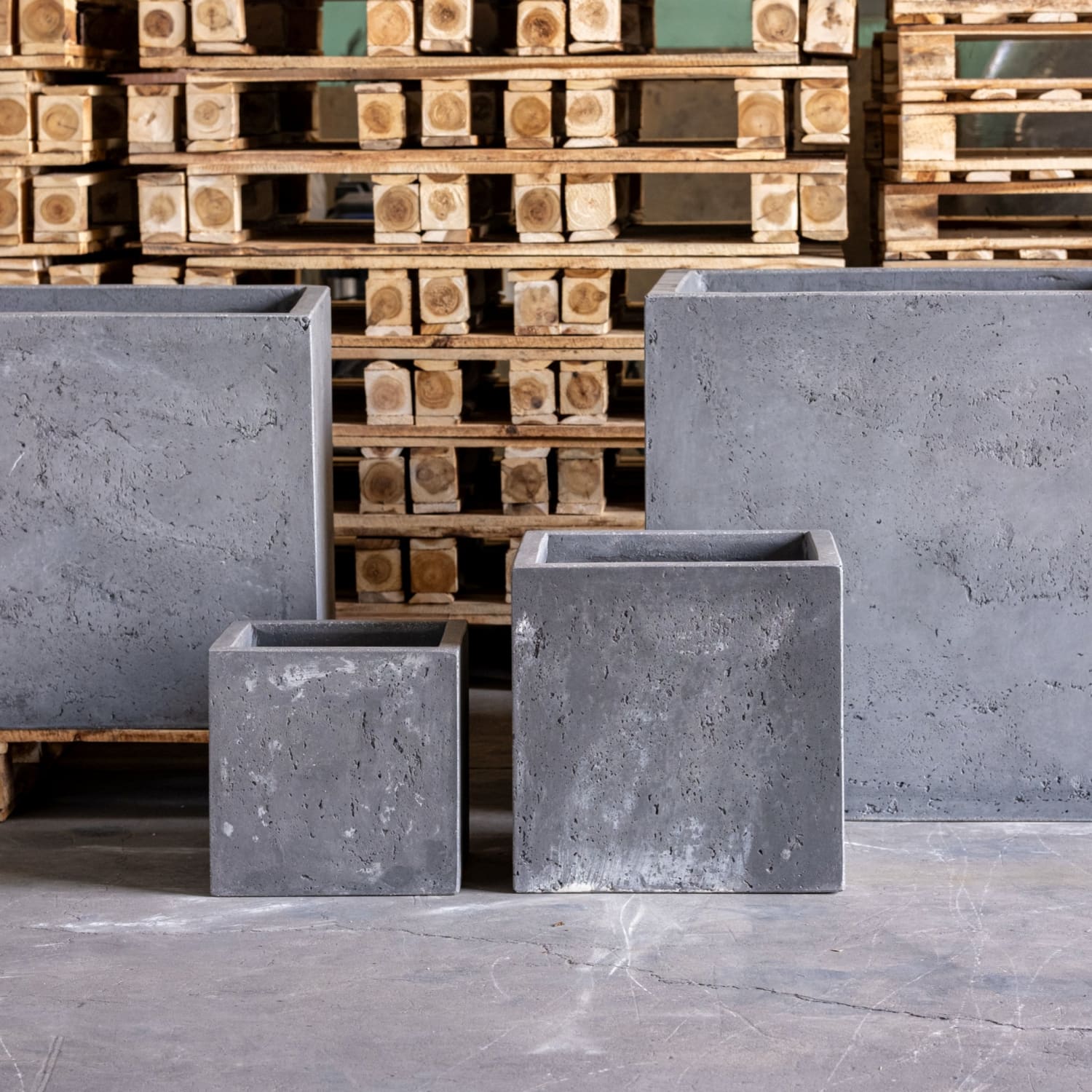 Onyx Dusk –  XXLarge Concrete Square Planter