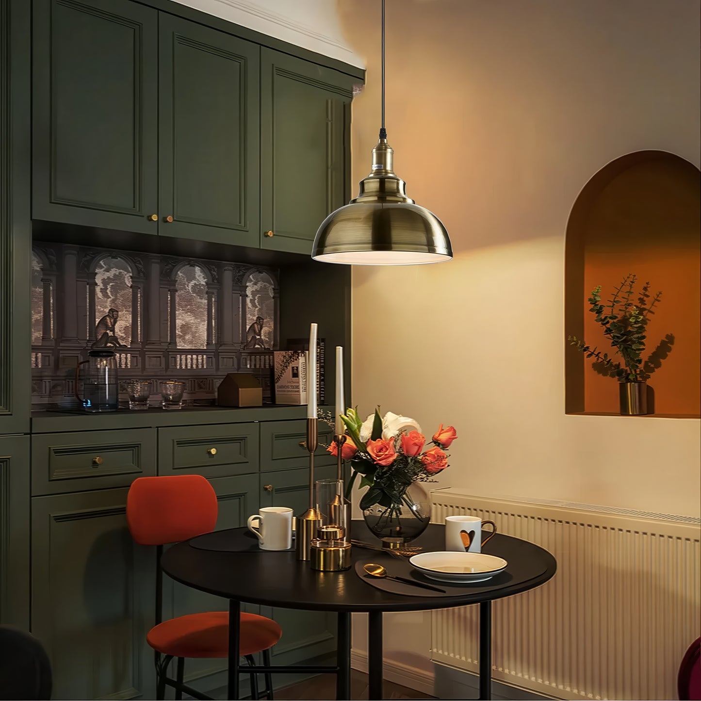 Retro Industrial Pendant Light
