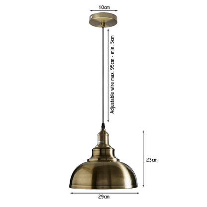 Retro Industrial Pendant Light