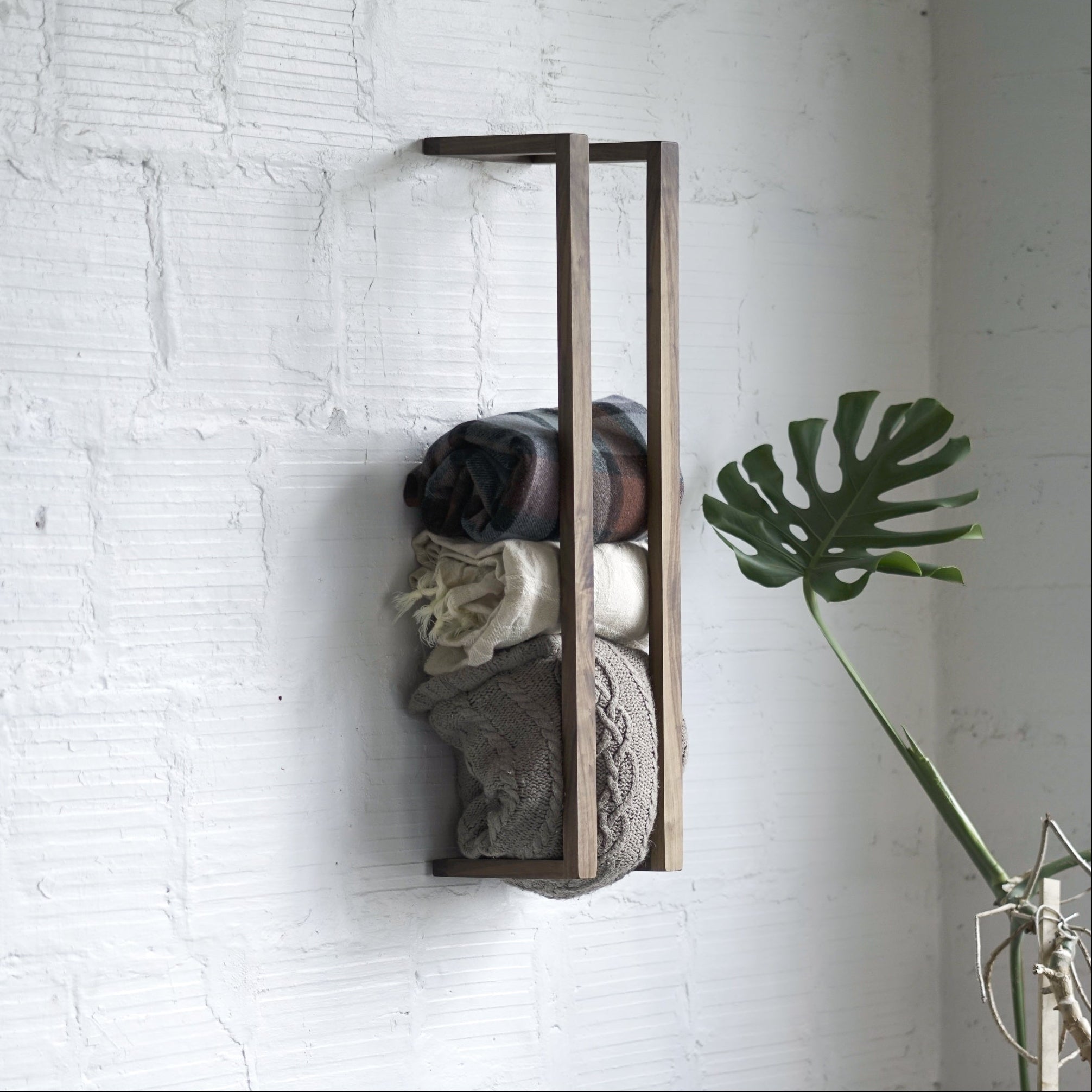 Blanket Wall Rack
